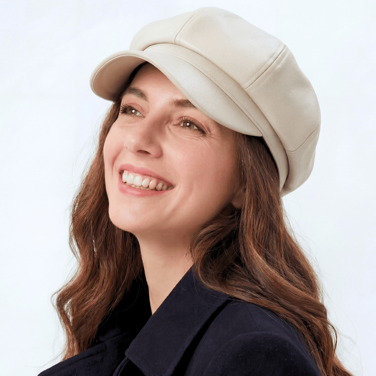 Ines Leather Cap