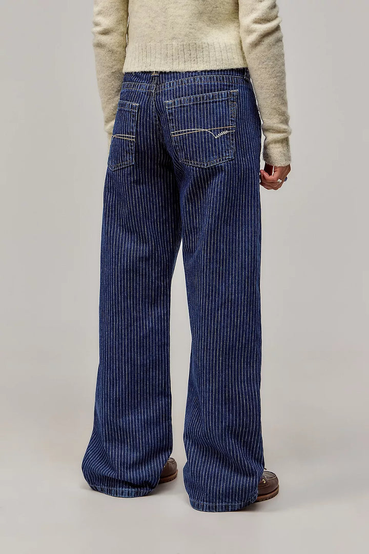 Emma Pinstripe Jeans