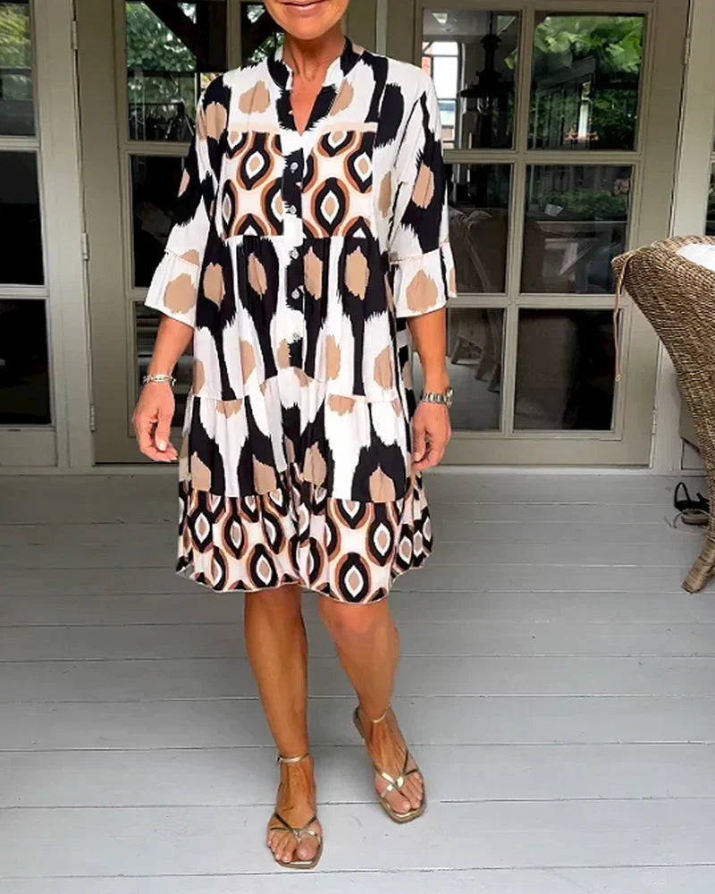 Ann | Timeless Printed Dress