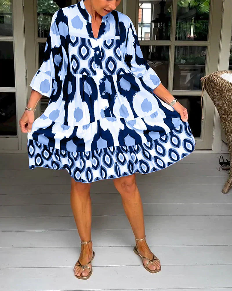 Ann | Timeless Printed Dress