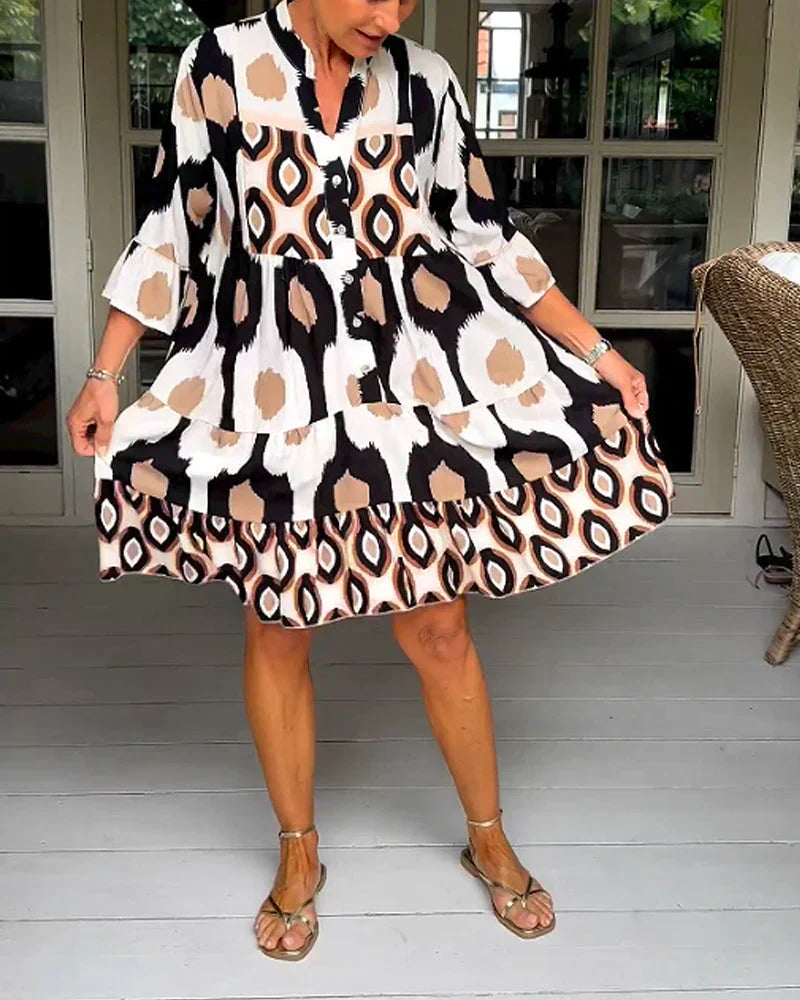 Ann | Timeless Printed Dress