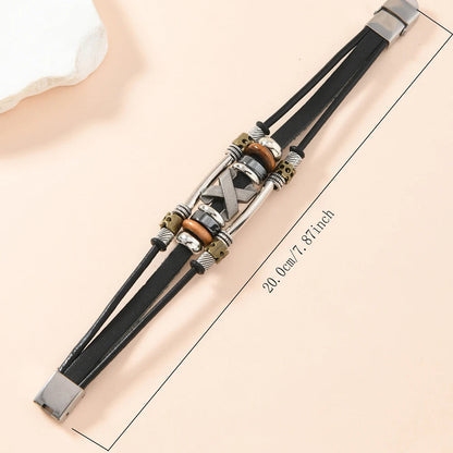 Nomad Leather Cuff Bracelet