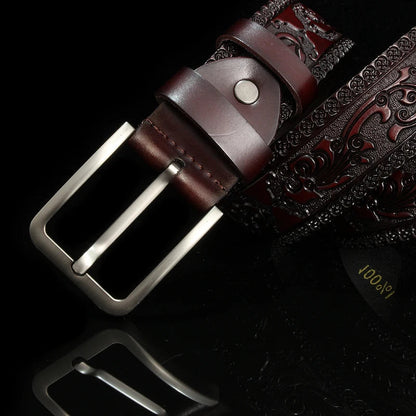 Ravello Grain Leather Belt
