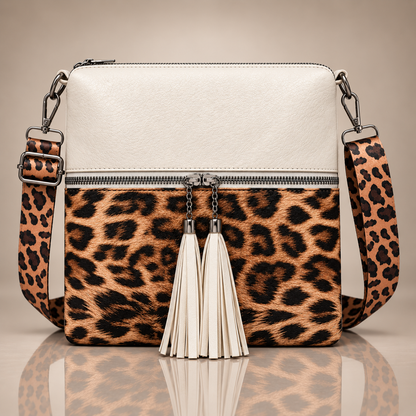 Zarevyn Leopard Tassel Bag