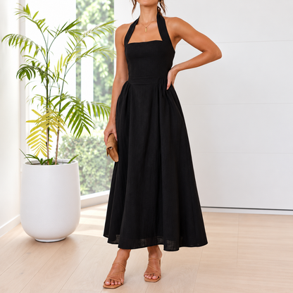 Black Halter Dress