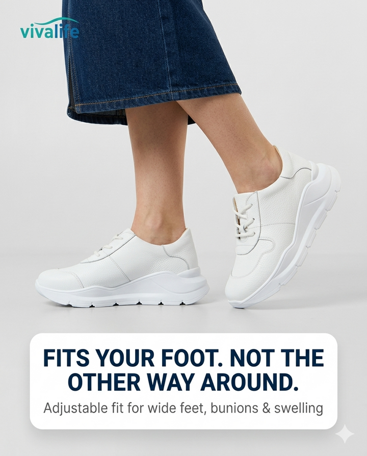 VivaLife Orthopedic Leather Sneakers