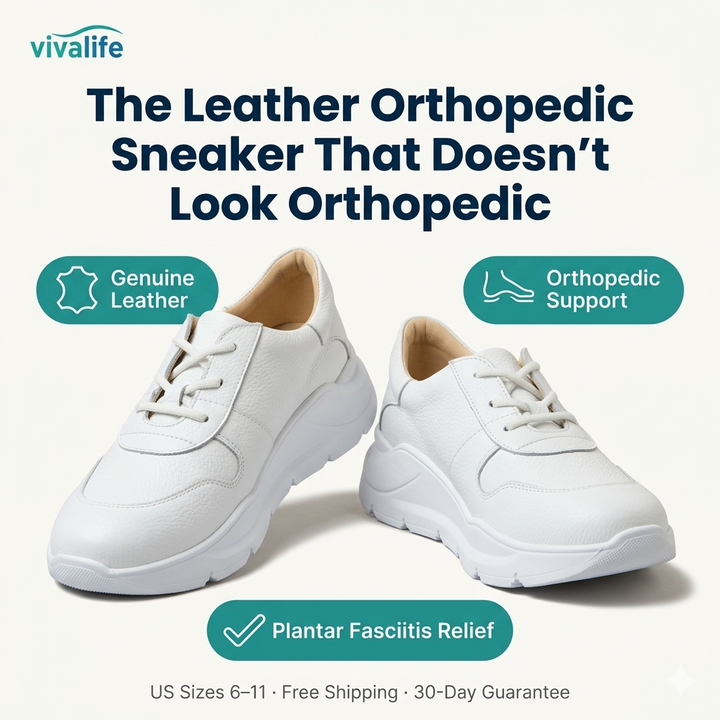 VivaLife Orthopedic Leather Sneakers