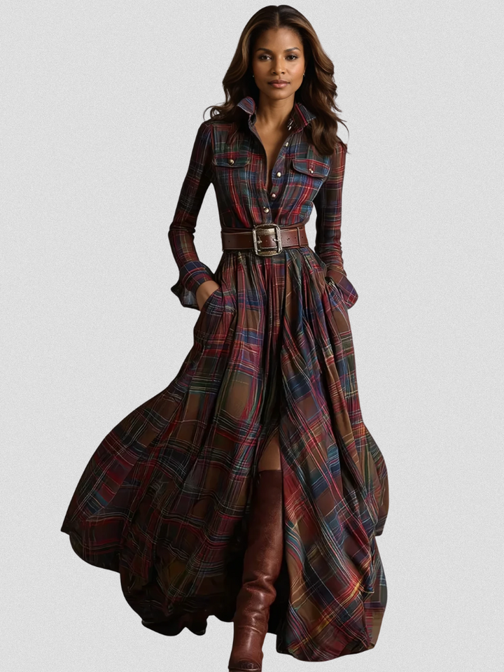 JASMIN VINTAGE FLOW MAXI DRESS