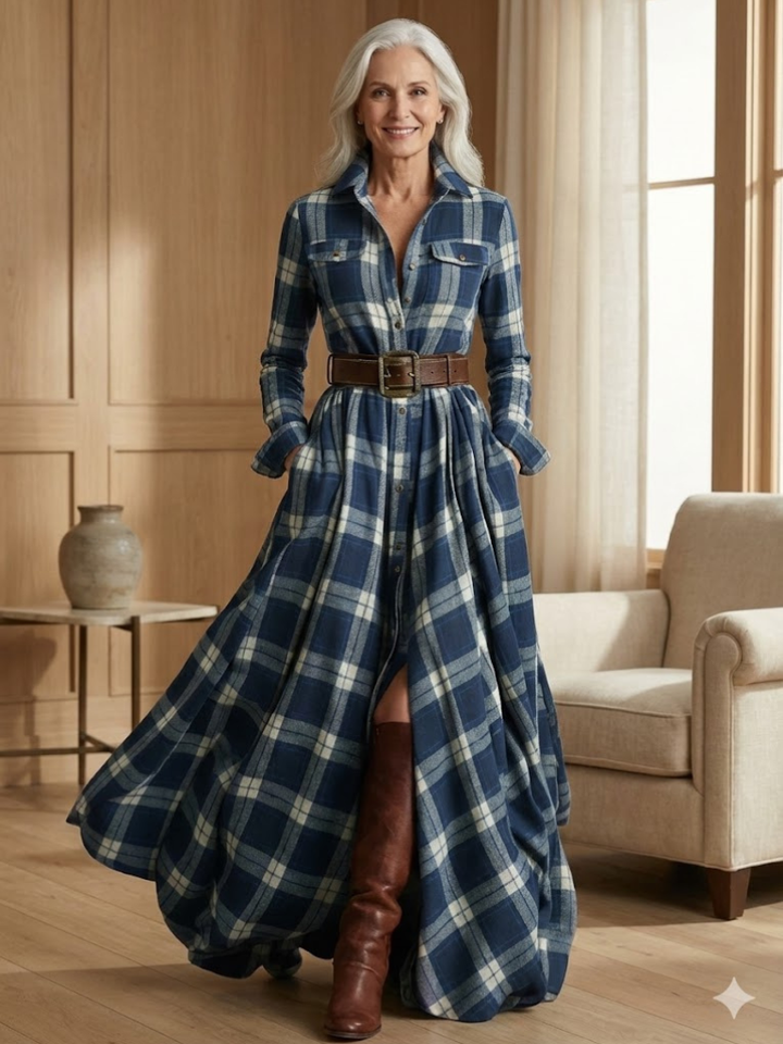 JASMIN VINTAGE FLOW MAXI DRESS