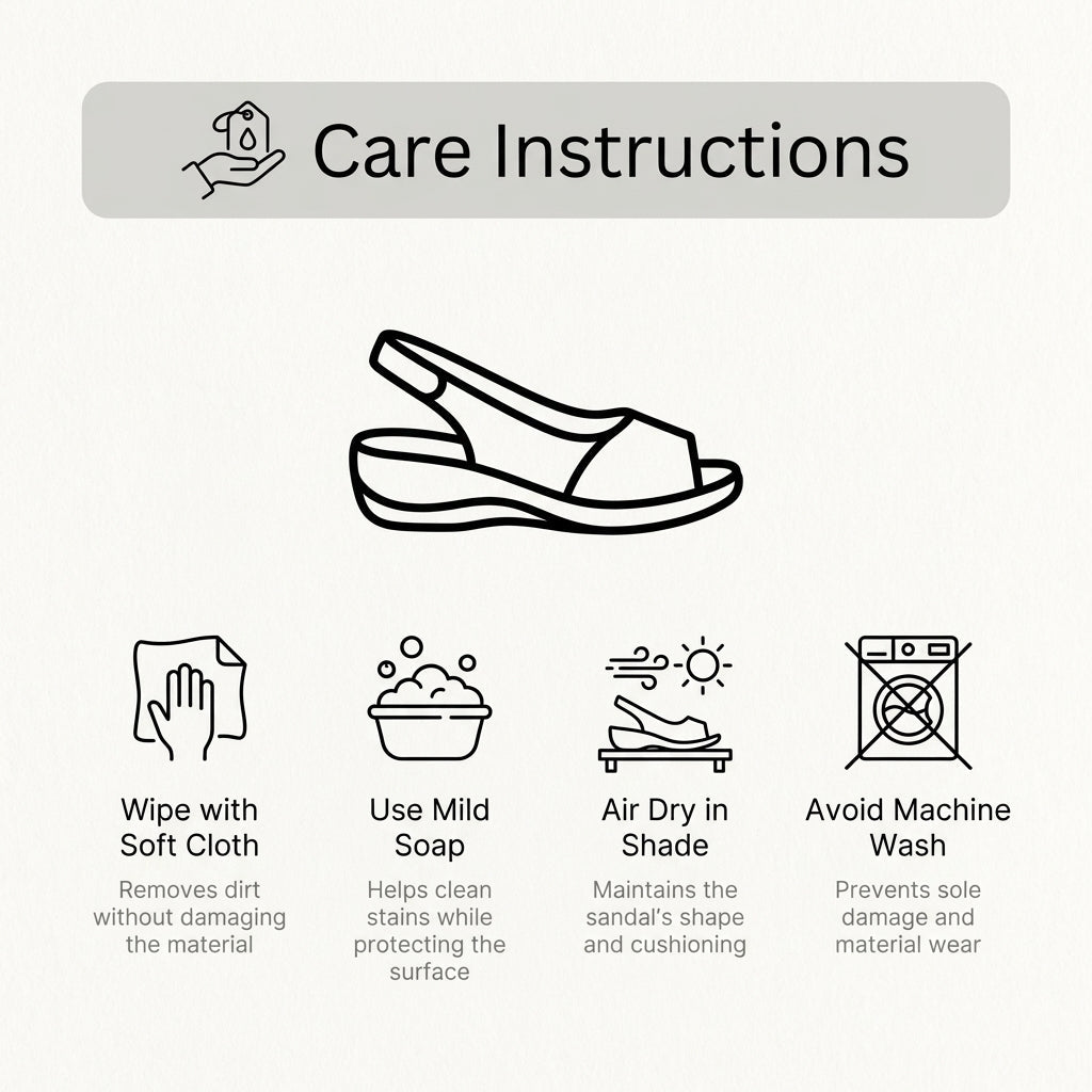 Peep-Toe Slingback Orthopedic Sandals with Cushioned Sole Support