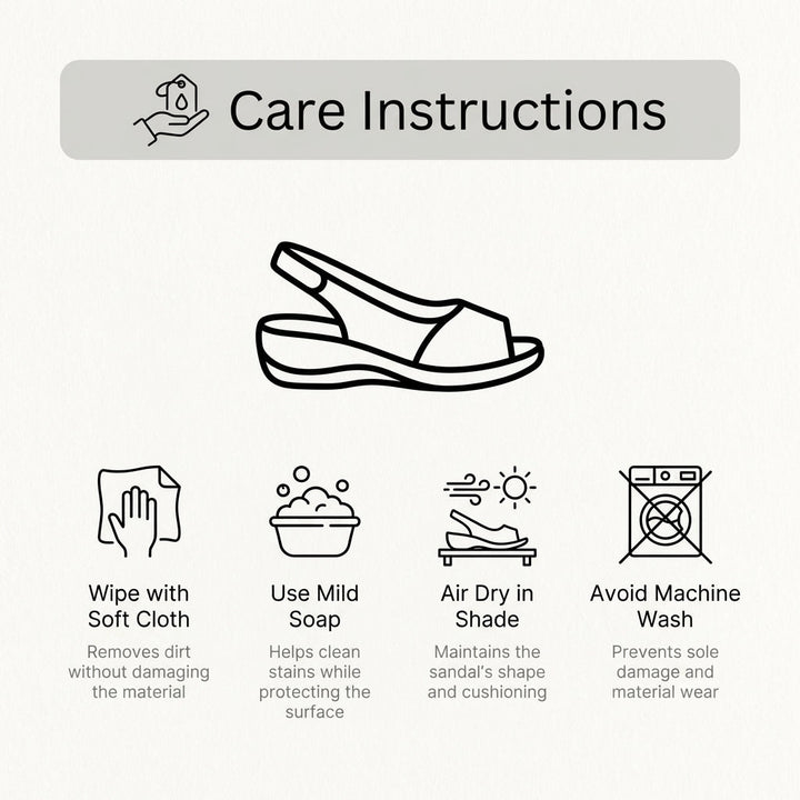 Peep-Toe Slingback Orthopedic Sandals with Cushioned Sole Support