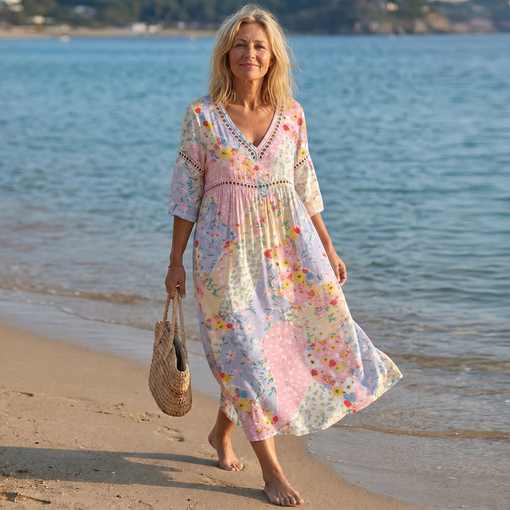Coastal Ease™ | Floral Breeze Dress