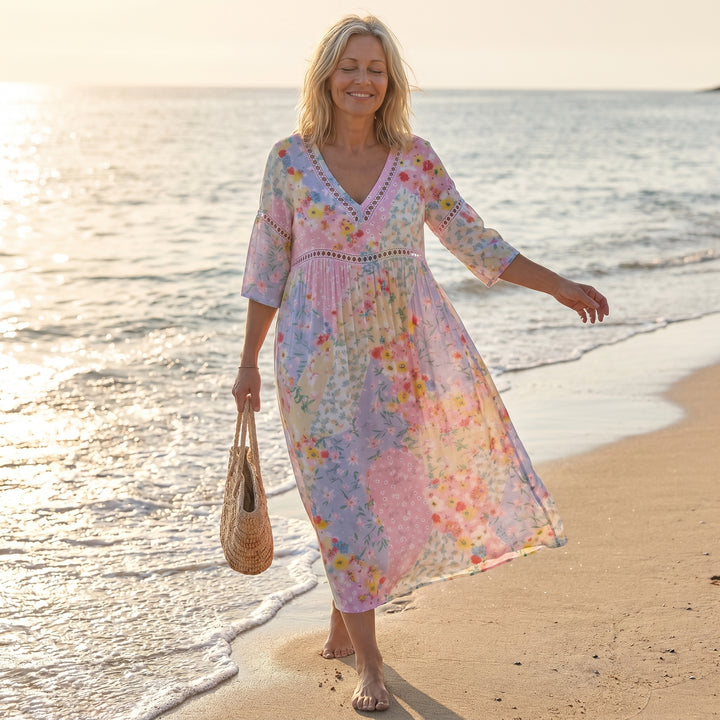 Coastal Ease™ | Floral Breeze Dress