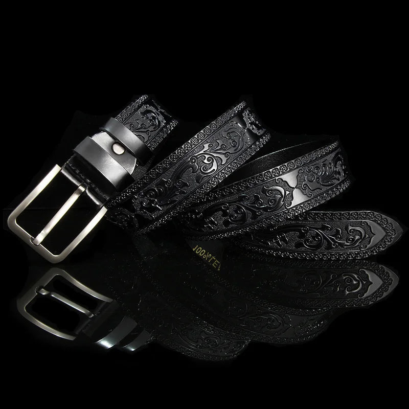 Ravello Grain Leather Belt
