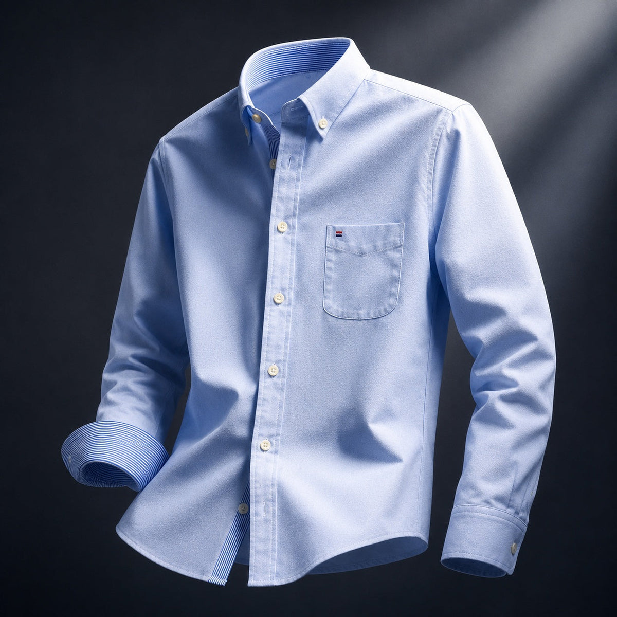 Men's Long-Sleeve Oxford Shirt