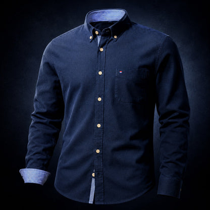 Men's Long-Sleeve Oxford Shirt