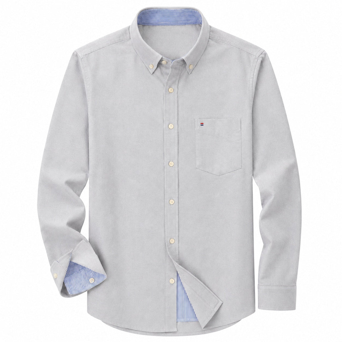 Men's Long-Sleeve Oxford Shirt