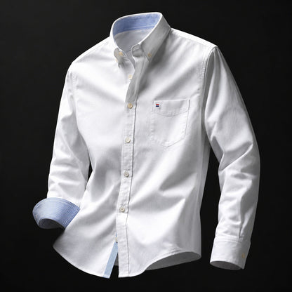 Men's Long-Sleeve Oxford Shirt