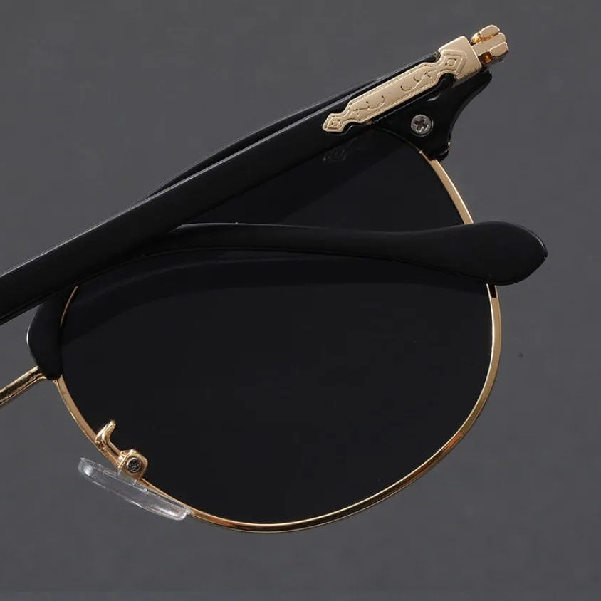 Vincent Noir Clubmaster Sunglasses