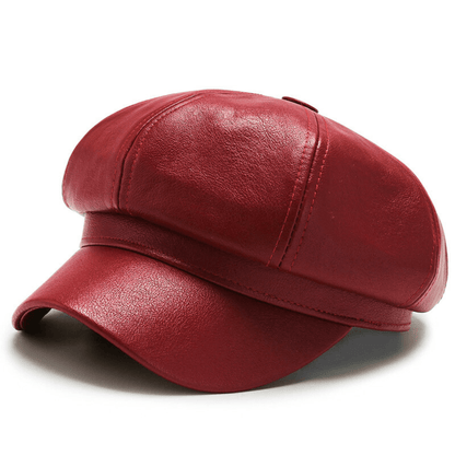Ines Leather Cap