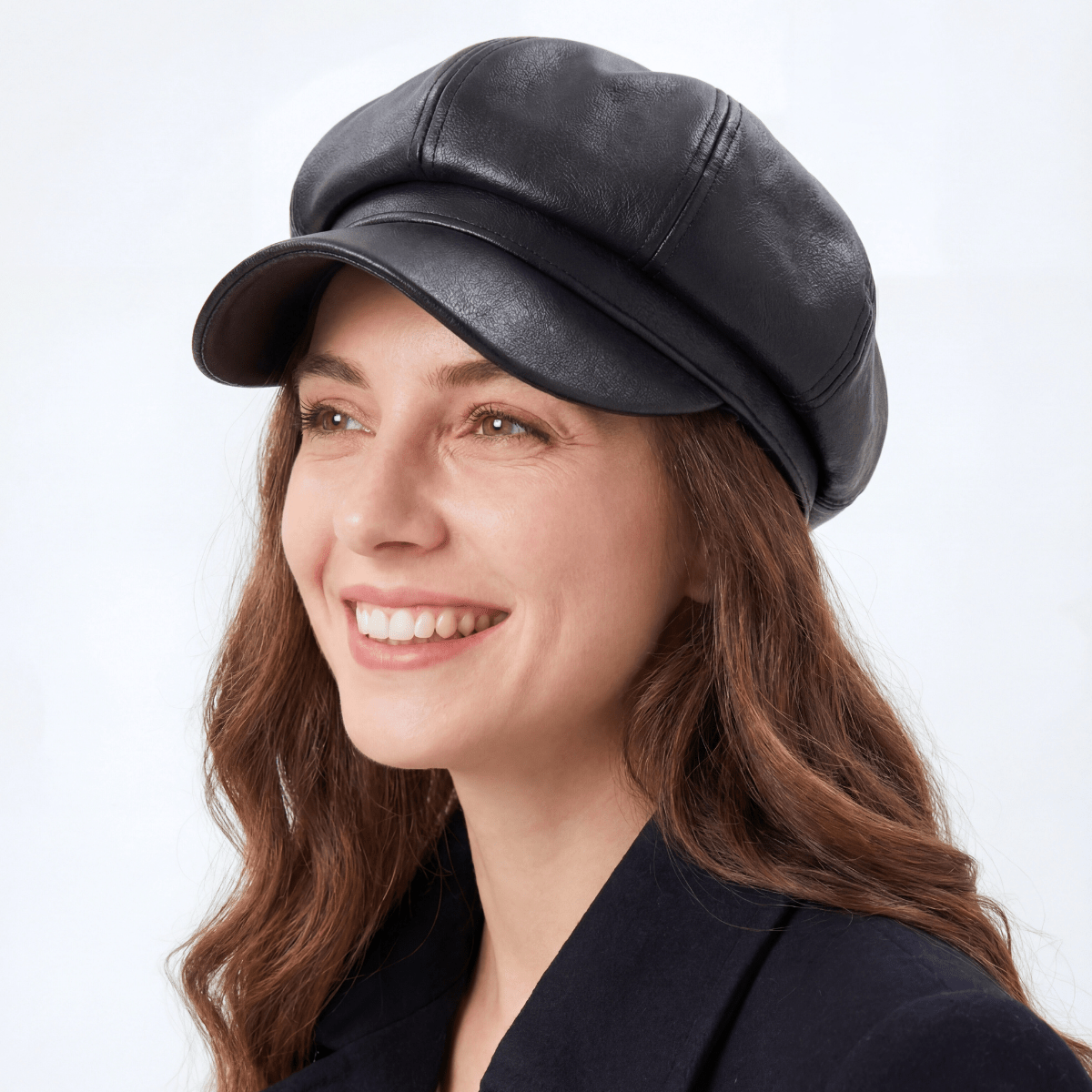 Ines Leather Cap