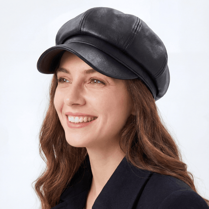 Ines Leather Cap