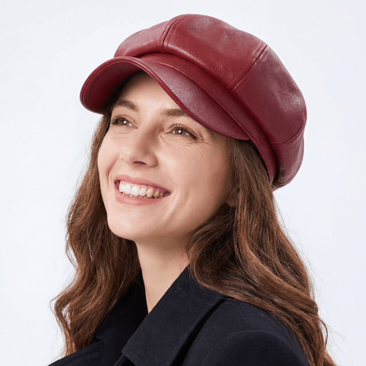 Ines Leather Cap
