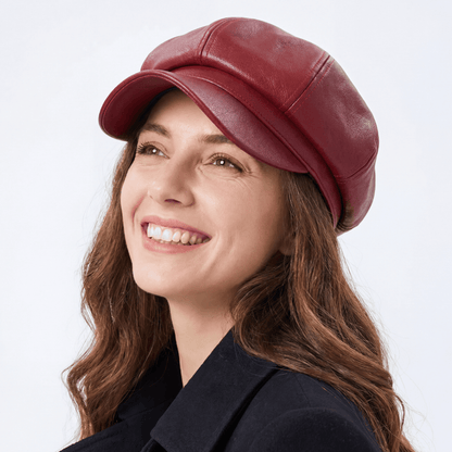 Ines Leather Cap