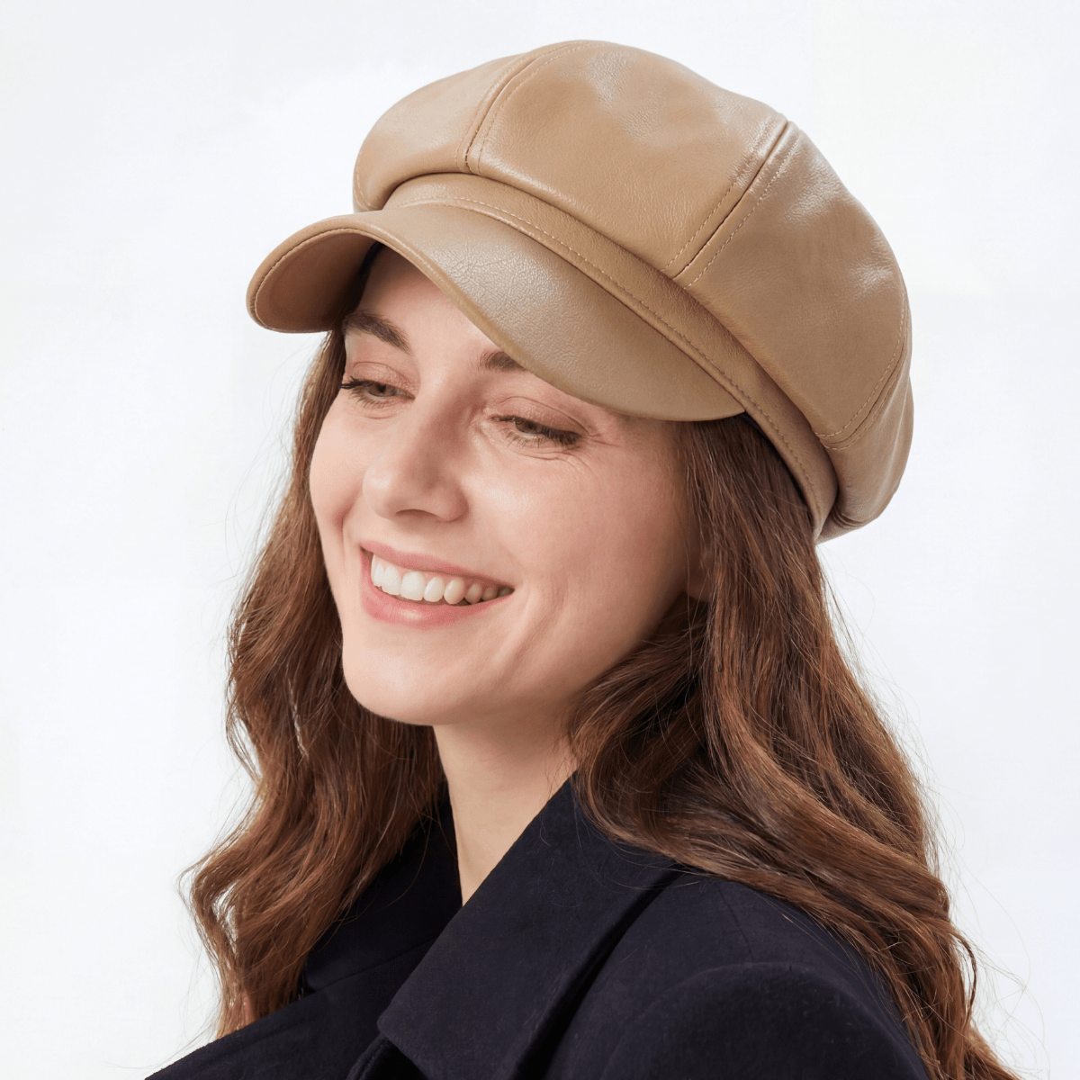 Ines Leather Cap