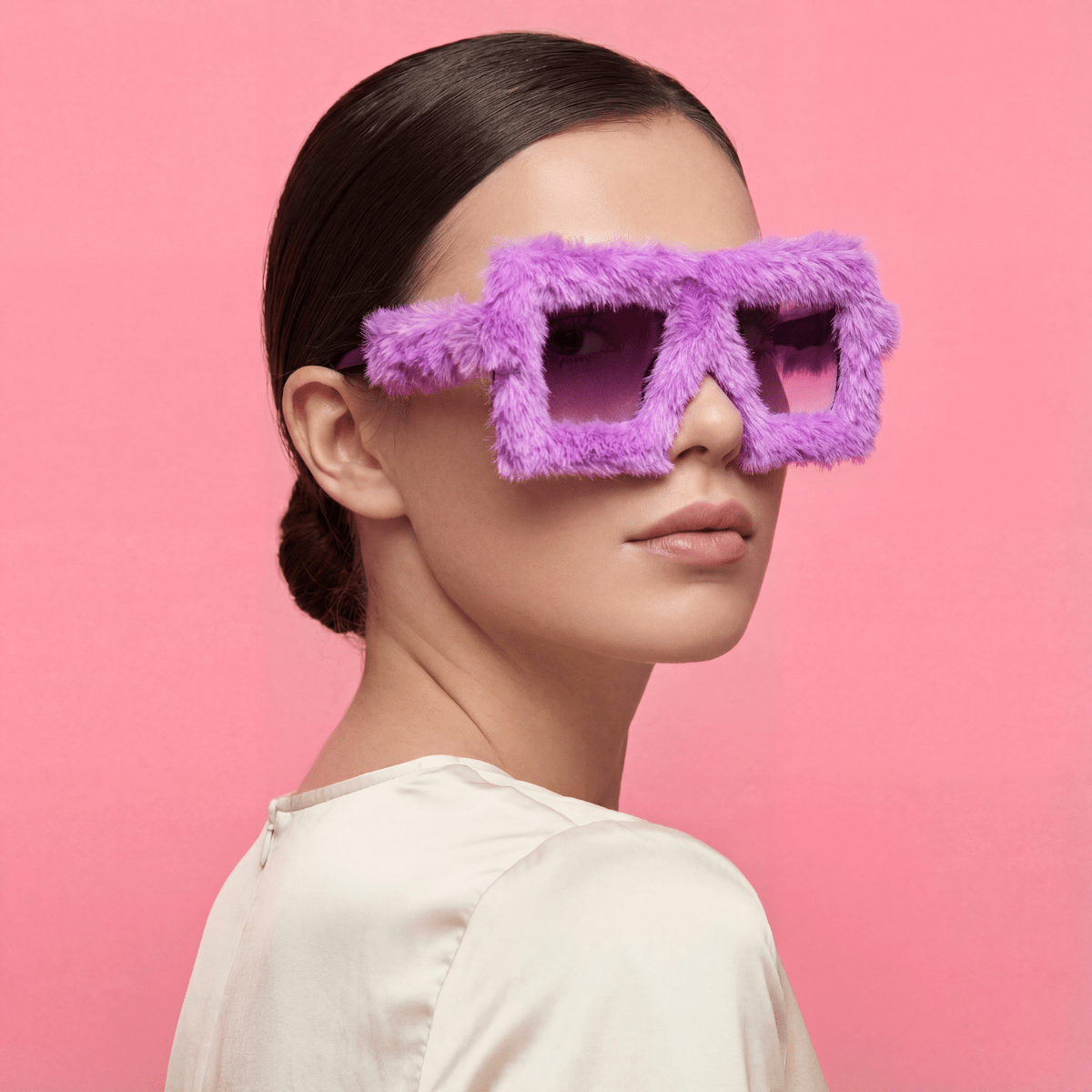 Leda Fur Sunglasses