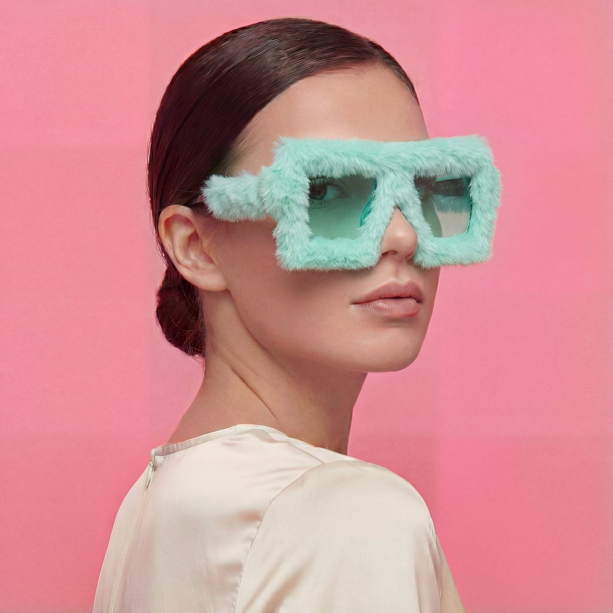 Leda Fur Sunglasses