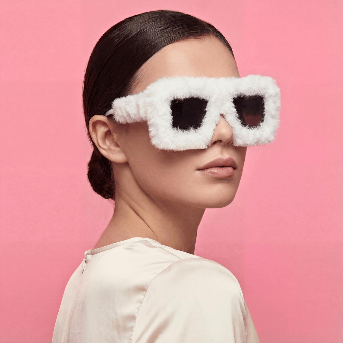 Leda Fur Sunglasses